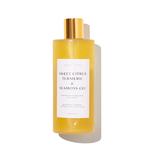 Sweet Citrus Turmeric & Seamoss Gel - Brightening Body Wash